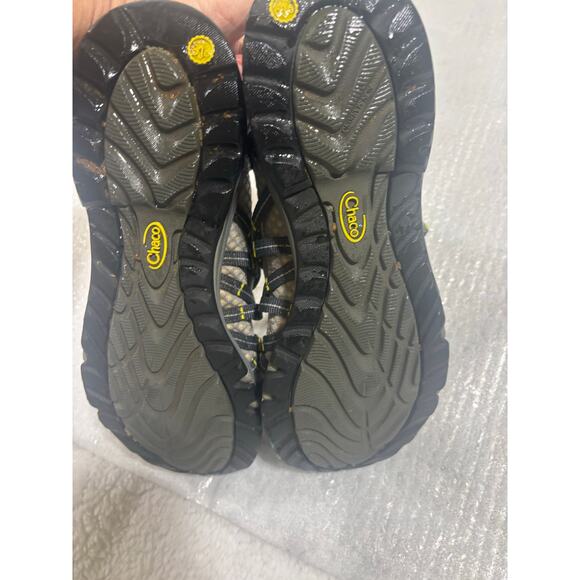 Chaco OutCross Evo 1 Women’s Water Hiking Shoes Gray Yellow Size 8.5 Quick Lace - Picture 4 of 8